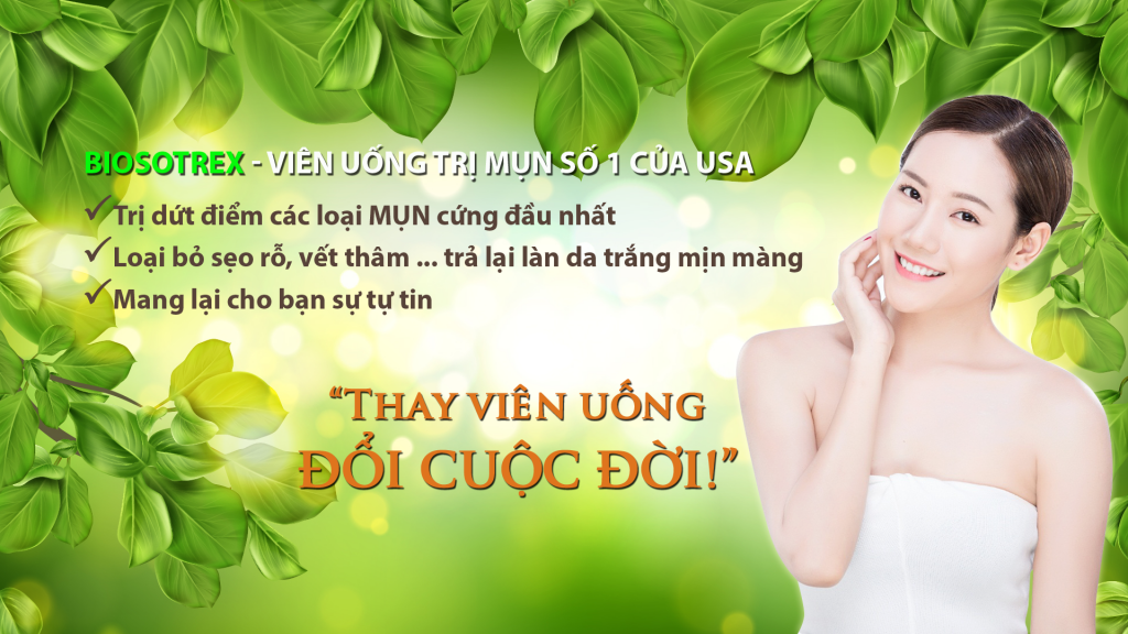 Viên uống trị mụn Biosotrex Isotretinoin sẽ ngay lập tức loại bỏ mọi loại mụn ra khỏi da một cách dễ dàng và an toàn, giúp da mềm mịn, tươi trẻ.