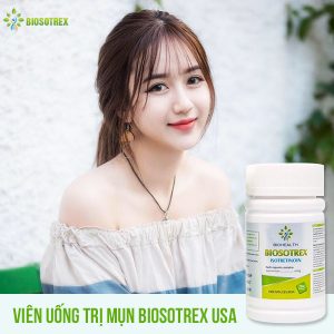 viên uống trị mụn biosotrex usa review